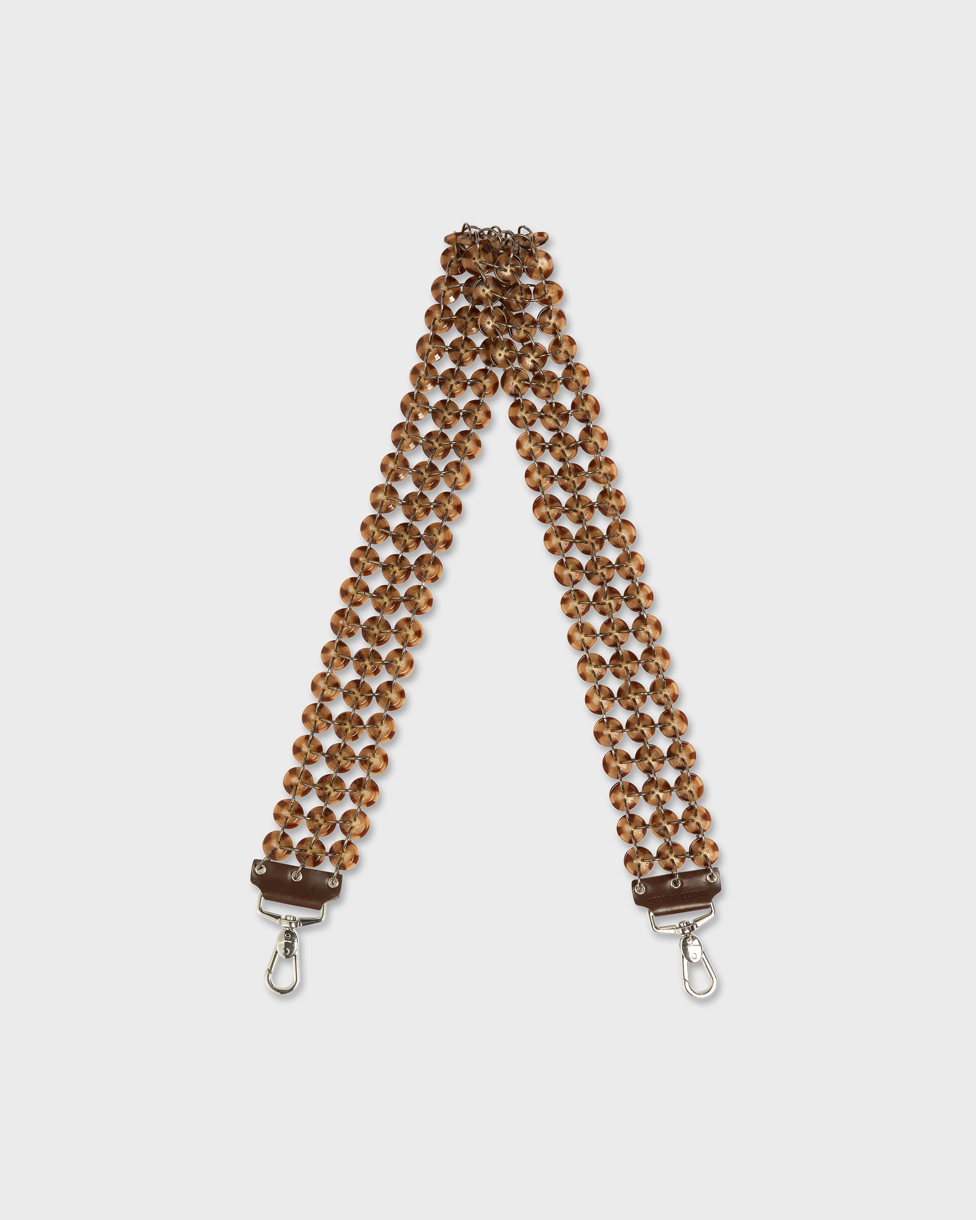 Button Strap in Brown