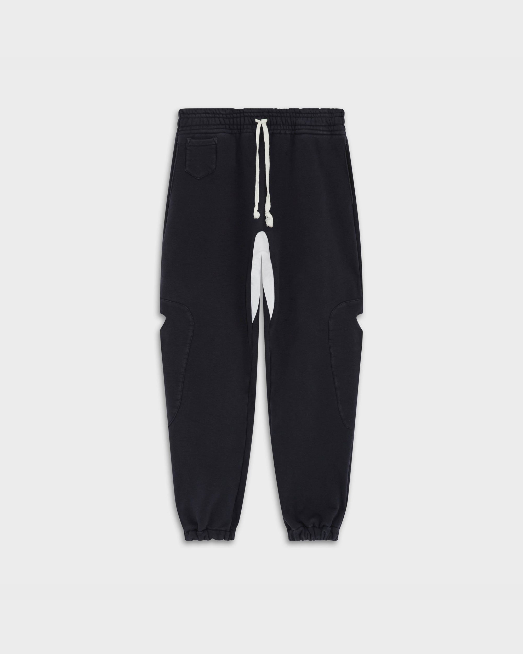 Slashed Joggers in Navy