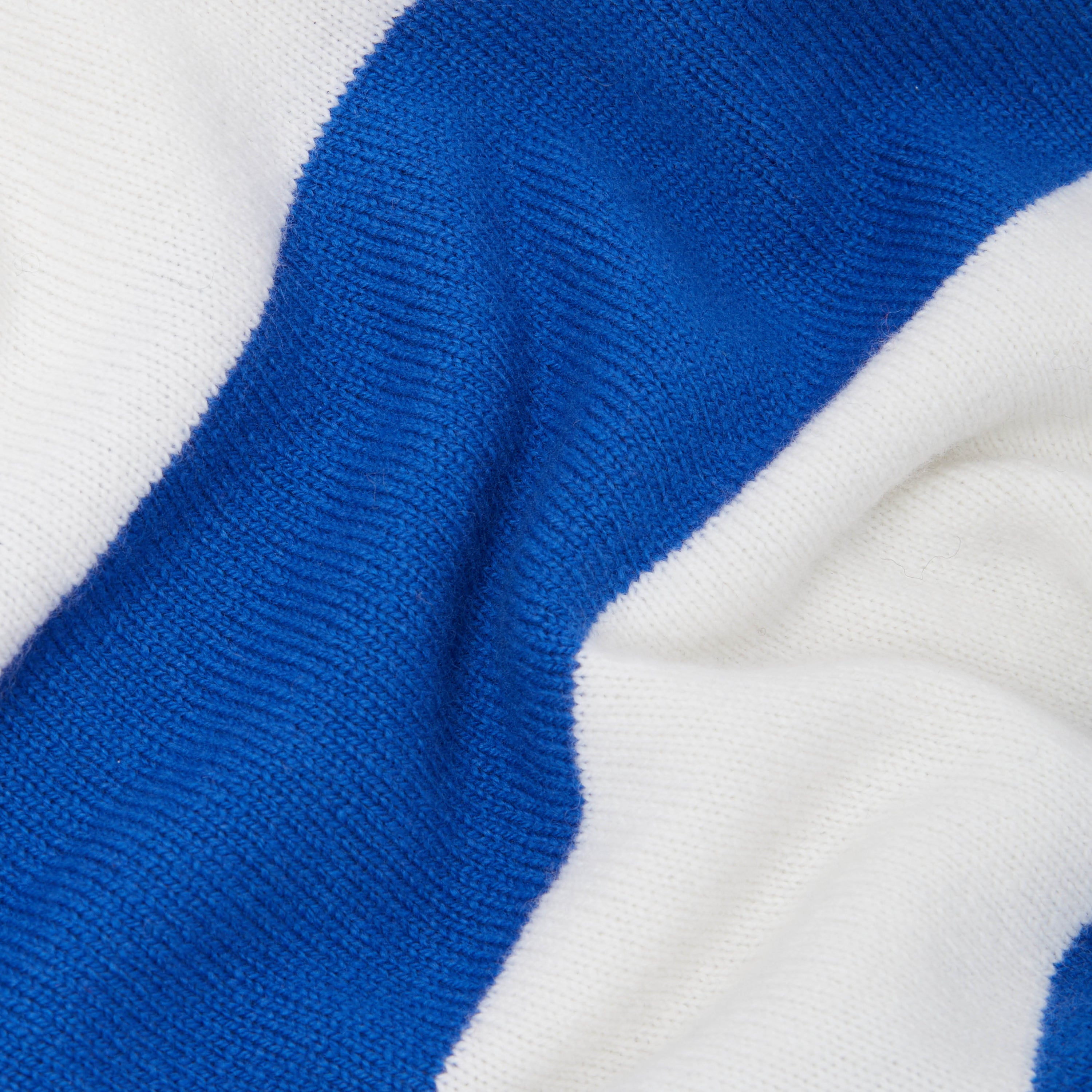 Rugby Jumper in Blue & White