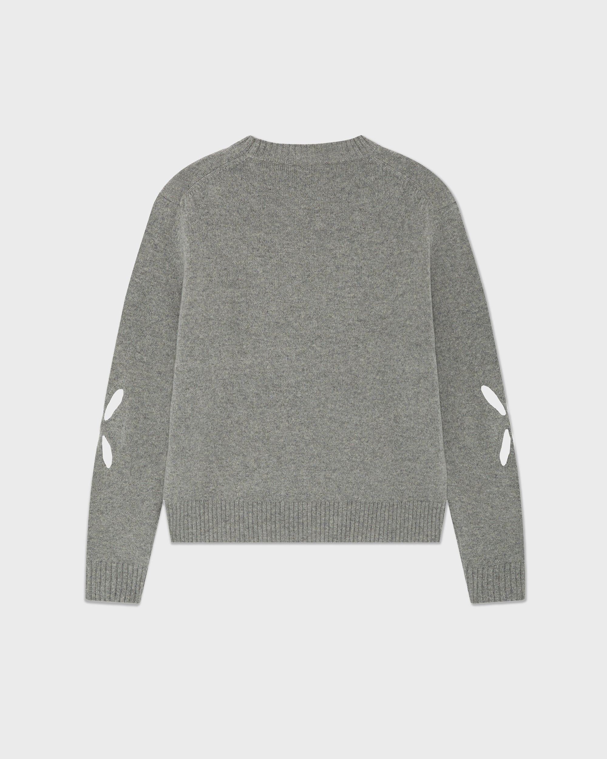 Slashed Jumper in Grey